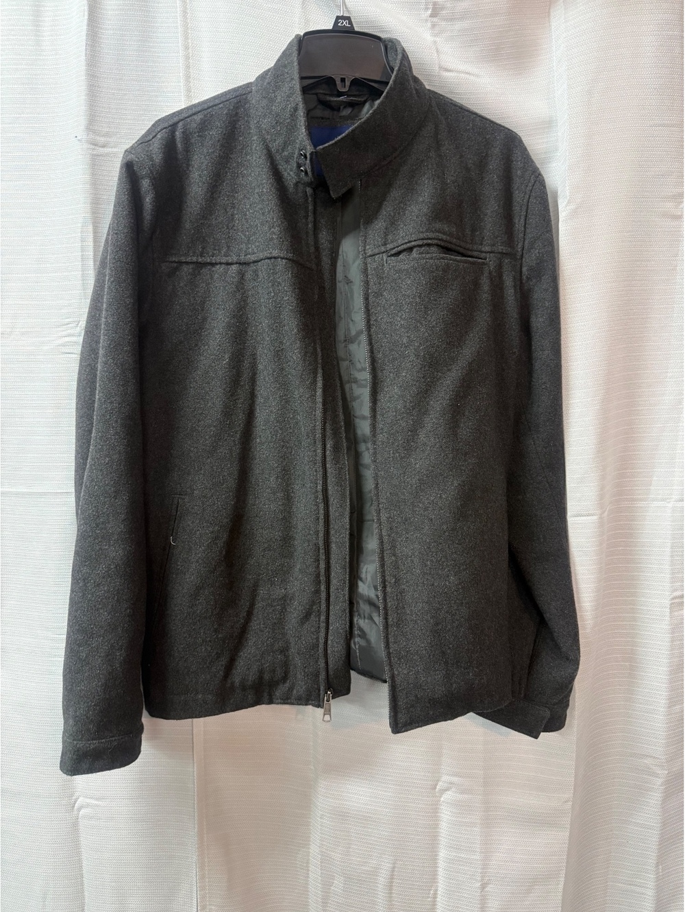 Old Navy Men's Gray Wool Blend Jacket Large